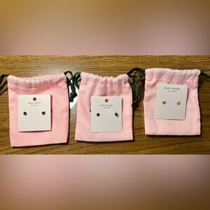 NWT Kate Spade Studs Earring Bundle